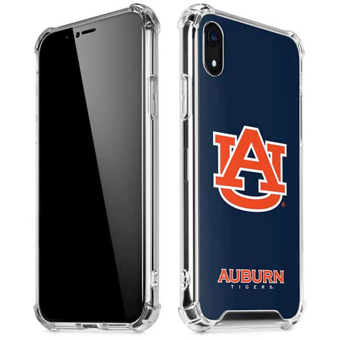 Auburn University Logo Blue iPhone XR Clear Case