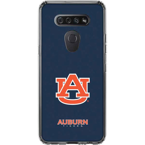 Auburn University Logo Blue LG K51/Q51 Clear Case