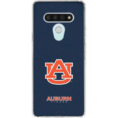 Auburn University Logo Blue LG Stylo 6 Clear Case