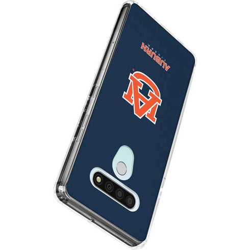 Auburn University Logo Blue LG Stylo 6 Clear Case