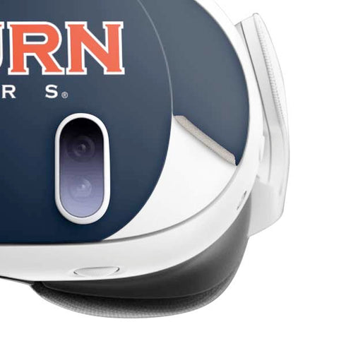 Auburn University Logo Blue Meta Quest 3 Skin