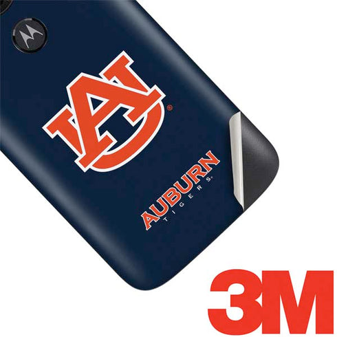 Auburn University Logo Blue Moto E5 Play Skin