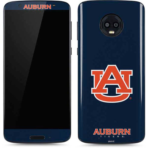 Auburn University Logo Blue Moto G6 Skin