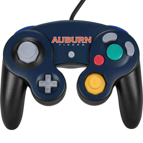 Auburn University Logo Blue Nintendo GameCube Controller Skin
