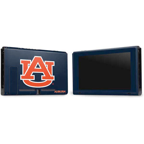 Auburn University Logo Blue Nintendo Switch Bundle Skin