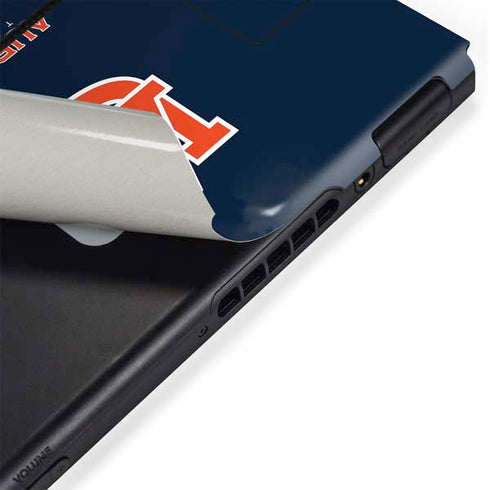 Auburn University Logo Blue Nintendo Switch Bundle Skin