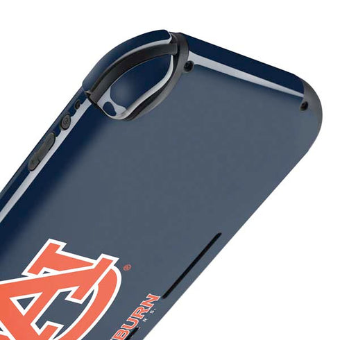 Auburn University Logo Blue Nintendo Switch Lite Skin
