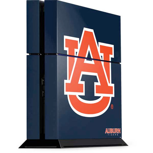 Auburn University Logo Blue PS4 Console Skin