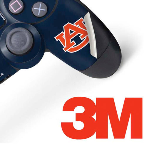 Auburn University Logo Blue PS4 Controller Skin