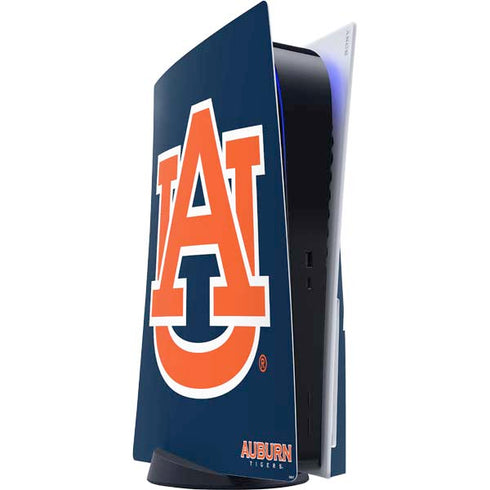 Auburn University Logo Blue PS5 Console Skin