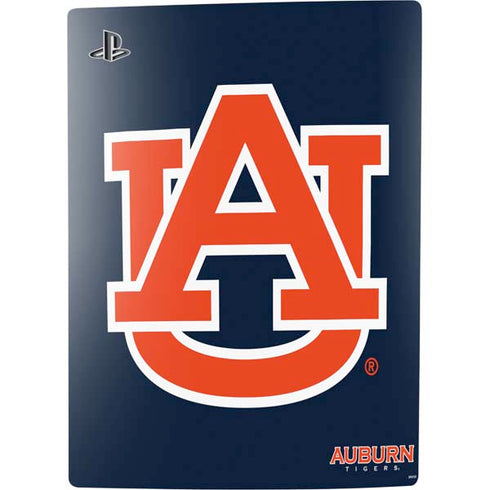 Auburn University Logo Blue PS5 Console Skin