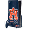 Auburn University Logo Blue PS5 Slim Disk Bundle Skin