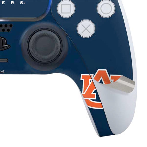 Auburn University Logo Blue PS5 Slim Digital Edition Bundle Skin