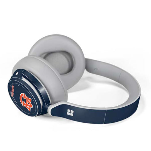 Auburn University Logo Blue Surface Headphones Skin