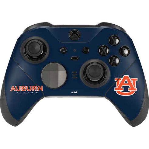 Auburn University Logo Blue Xbox Elite Wireless Controller Series 2 Skin