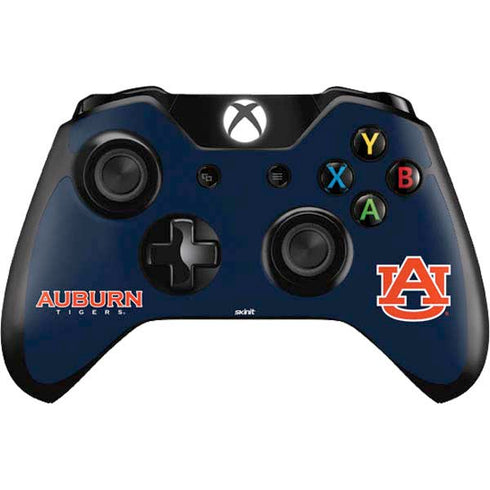 Auburn University Logo Blue Xbox One Controller Skin