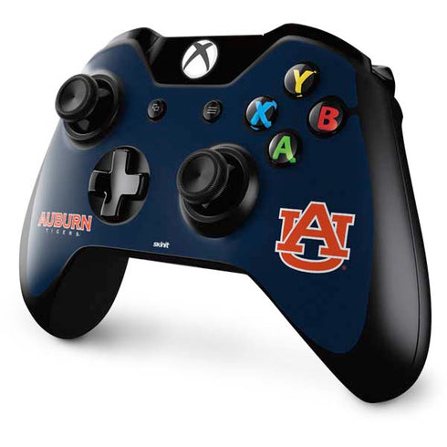 Auburn University Logo Blue Xbox One Controller Skin