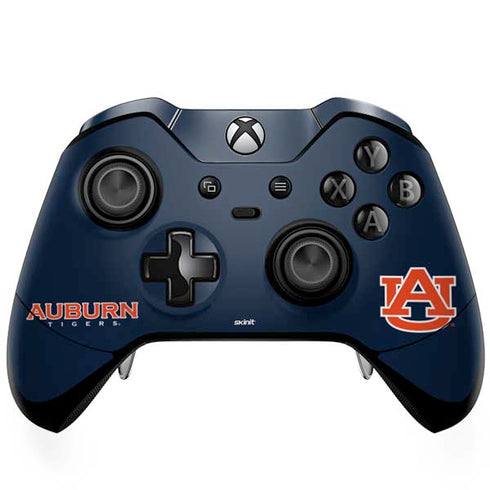 Auburn University Logo Blue Xbox One Elite Controller Skin