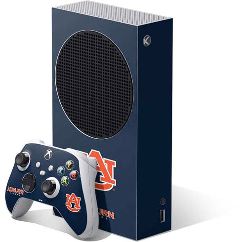Auburn University Logo Blue Xbox Series S Bundle Skin