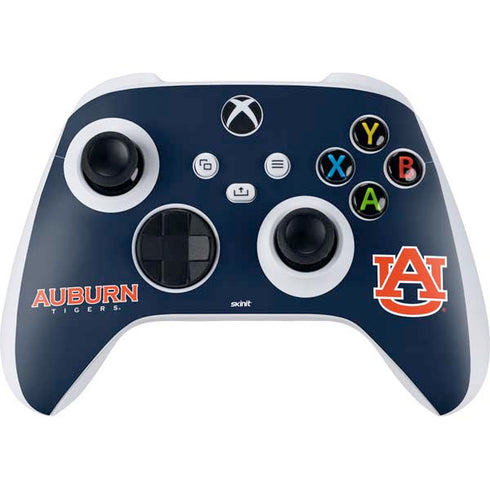 Auburn University Logo Blue Xbox Series S Controller Skin