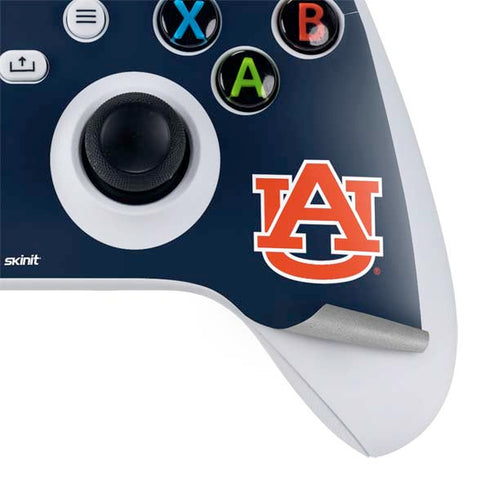 Auburn University Logo Blue Xbox Series S Controller Skin