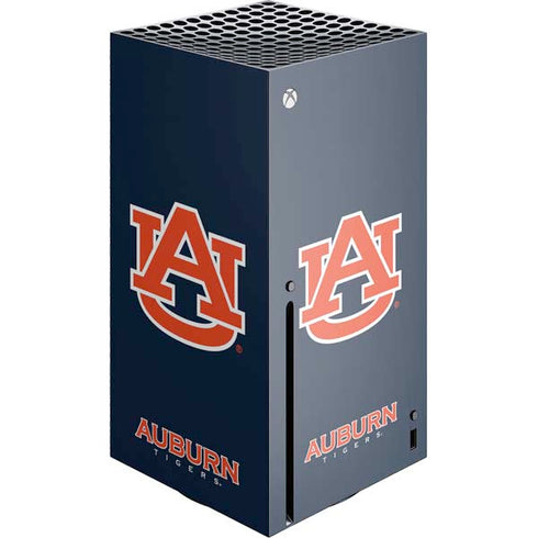 Auburn University Logo Blue Xbox Series X Console Skin