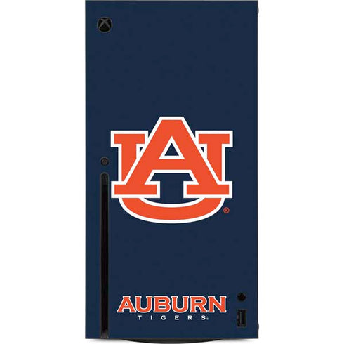 Auburn University Logo Blue Xbox Series X Console Skin