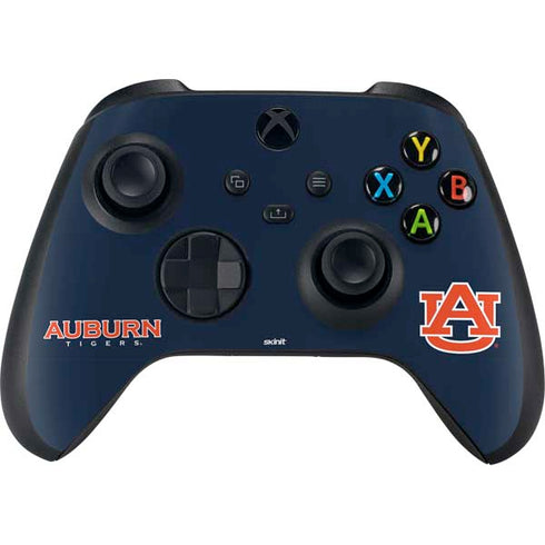 Auburn University Logo Blue Xbox Series X Controller Skin
