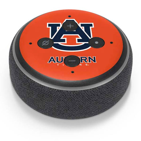 Auburn University Logo Orange Amazon Echo Dot Skin