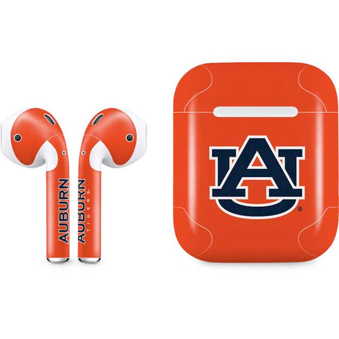 Auburn University Logo Orange Apple AirPods Skin