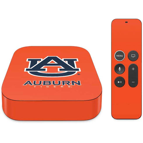 Auburn University Logo Orange Apple TV Skin