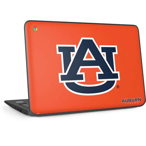 Auburn University Logo Orange HP Chromebook Skin