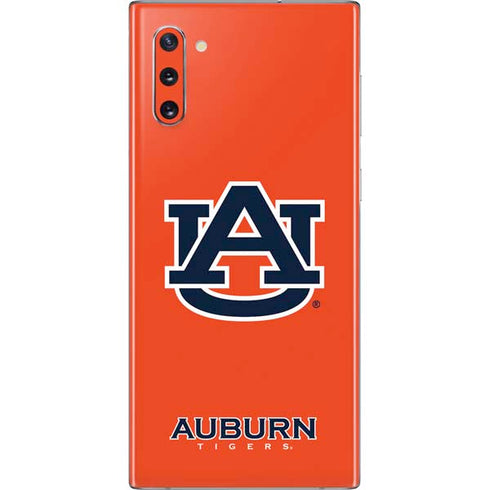 Auburn University Logo Orange Galaxy Note 10 Skin