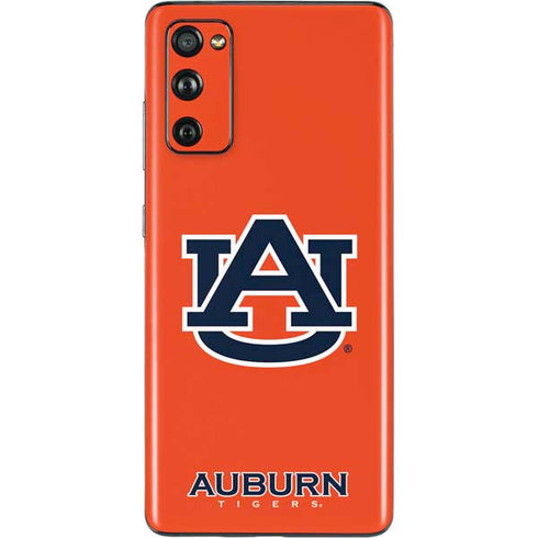 Auburn University Logo Orange Galaxy S20 Fan Edition Skin