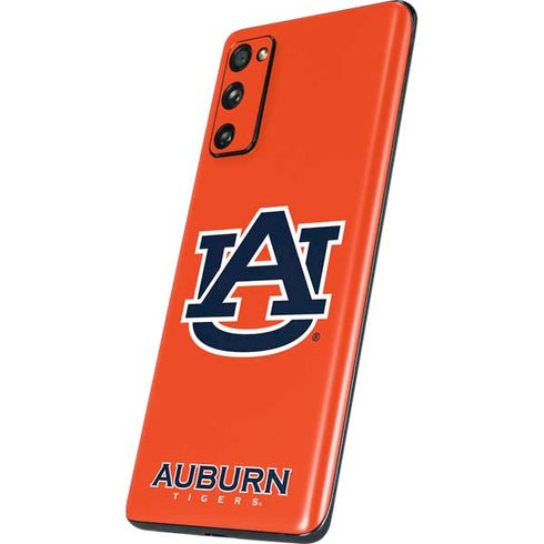 Auburn University Logo Orange Galaxy S20 Fan Edition Skin