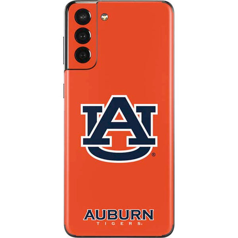 Auburn University Logo Orange Galaxy S21 Plus 5G Skin