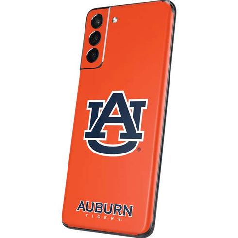 Auburn University Logo Orange Galaxy S21 Plus 5G Skin