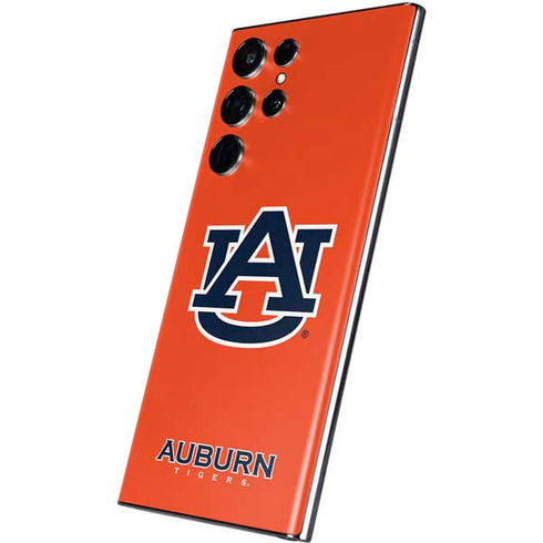 Auburn University Logo Orange Galaxy S22 Ultra Skin