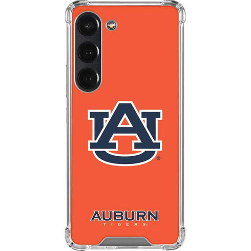 Auburn University Logo Orange Galaxy S23 Clear Case