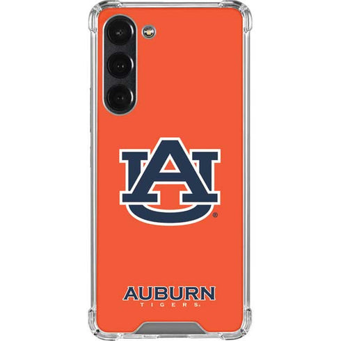 Auburn University Logo Orange Galaxy S23 Plus Clear Case