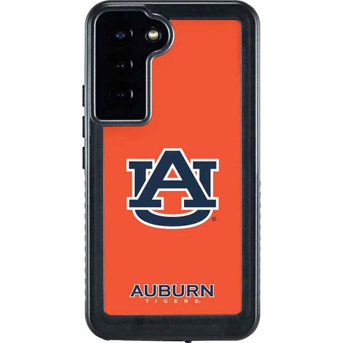 Auburn University Logo Orange Galaxy S23 Plus Waterproof Case