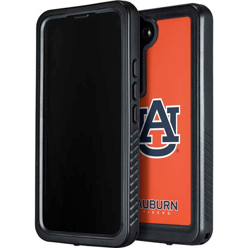 Auburn University Logo Orange Galaxy S23 Plus Waterproof Case