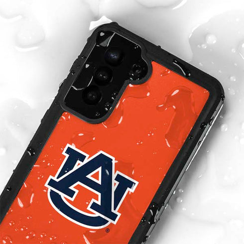 Auburn University Logo Orange Galaxy S23 Waterproof Case