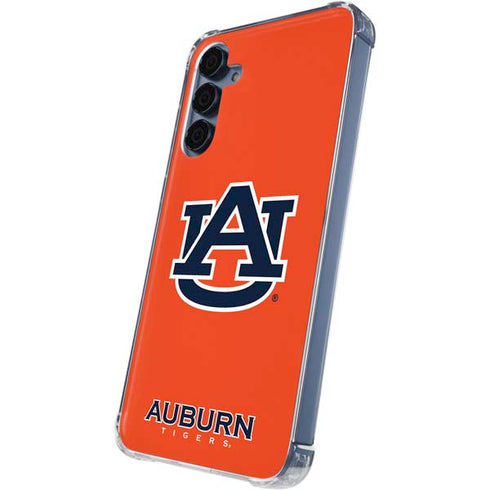 Auburn University Logo Orange Galaxy S24 Clear Case