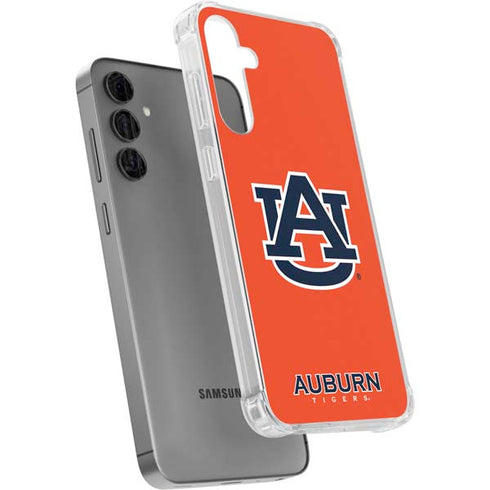 Auburn University Logo Orange Galaxy S24 Plus Clear Case