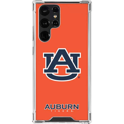 Auburn University Logo Orange Galaxy S24 Ultra Clear Case