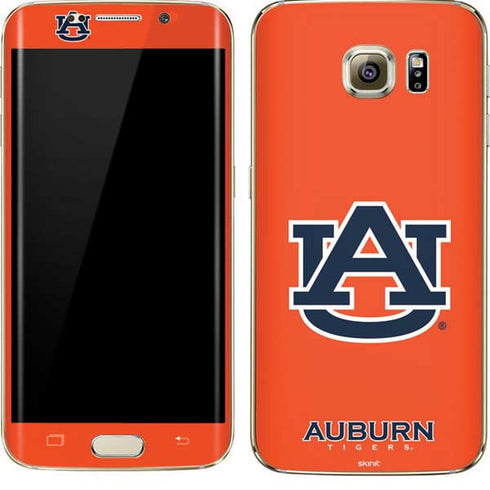 Auburn University Logo Orange Galaxy S7 Edge Skin