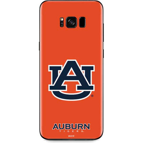 Auburn University Logo Orange Galaxy S8 Plus Skin