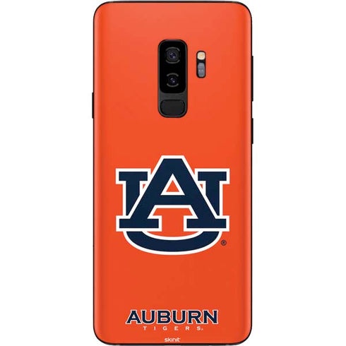 Auburn University Logo Orange Galaxy S9 Plus Skin