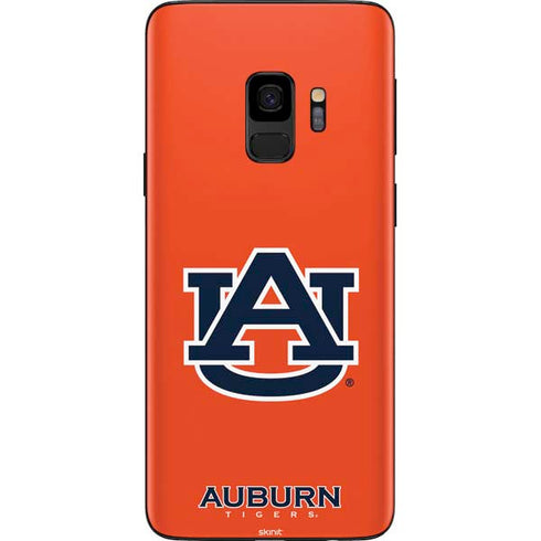 Auburn University Logo Orange Galaxy S9 Skin
